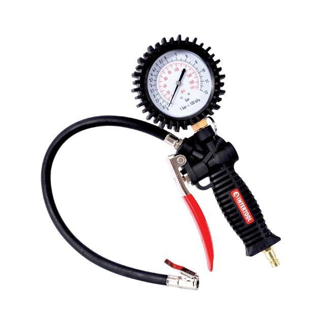 Пистолет для накачки шин Intertool PT-0510 с манометром профессиональный (108664)