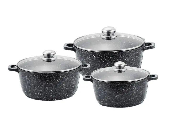 Набор кастрюль с крышкой Benson BN-298 6 предметов (opt-104125) Набор кастрюль с крышкой Benson BN-298 6 предметов (opt-104125)