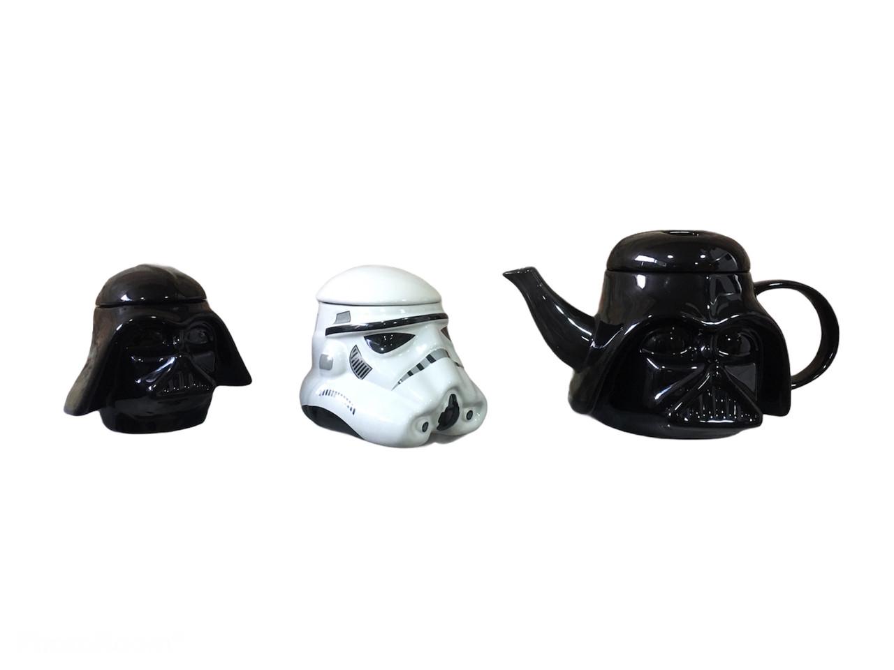 Подарочный набор кружка чашка и заварник 3D с крышкой Star Wars Дарт Вейдер И Штурмовик 350/450/1000 мл Подарочный набор кружка чашка и заварник 3D с крышкой Star Wars Дарт Вейдер И Штурмовик 350/450/1000 мл