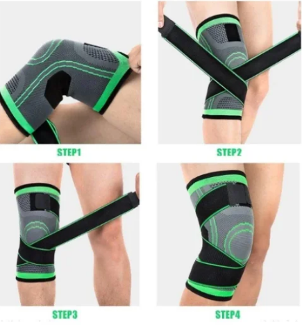 Наколенники эластичные KNEE SUPPORT с фиксирующим ремнем (21516296) - фото 2 Наколенники эластичные KNEE SUPPORT с фиксирующим ремнем (21516296) - фото 2