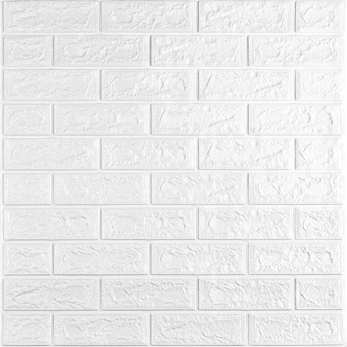 3D-панель Sticker Wall SW-00000587 самоклеящаяся 700х770х5 мм Белый (991941730)
