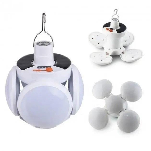 Фонарик-лампа LED аккумуляторная солнечная панель R93707 USB 800mA (2200000384171) - фото 2 Фонарик-лампа LED аккумуляторная солнечная панель R93707 USB 800mA (2200000384171) - фото 2