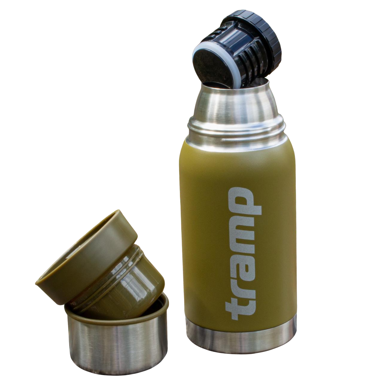 Термос Tramp Expedition Line питний 0,5 л Оливковий (TRC-030-olive) - фото 1