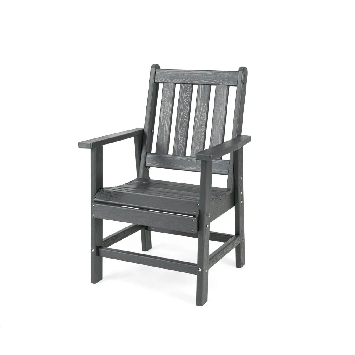 Стул садовый 61.5x61x95 см Серый (COSTWAY-01302) Стул садовый 61.5x61x95 см Серый (COSTWAY-01302)