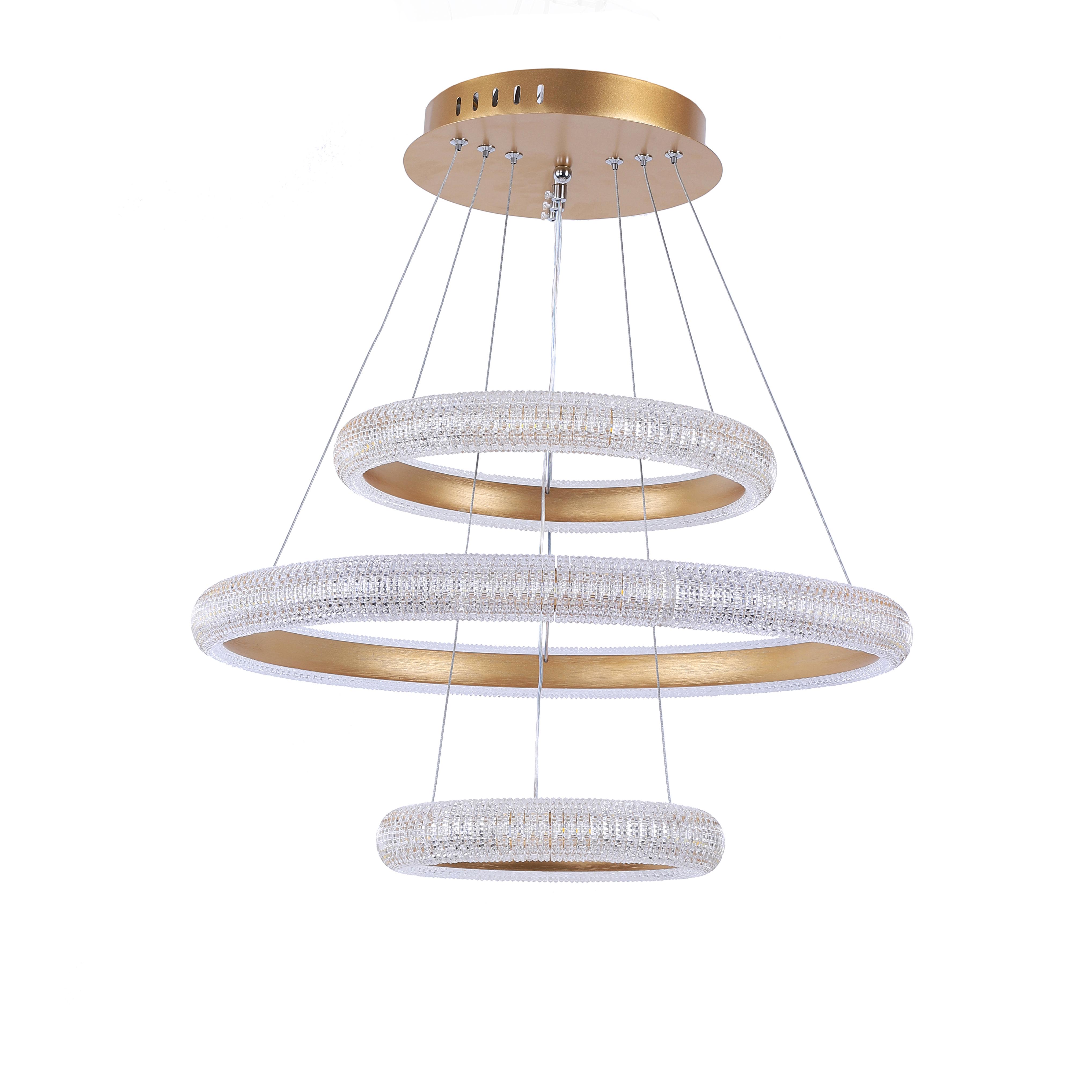 Люстра светодиодная Sirius B Y1671/3 130 W акриловая