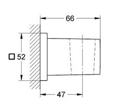 Тримач для душу настінний Grohe Euphoria (27693000) - фото 2