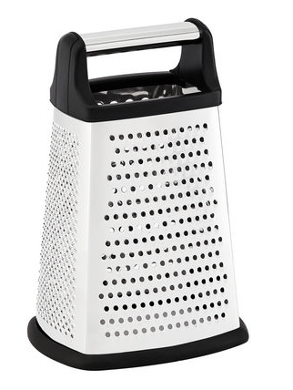 Тертка з корозійностійкою сталі Lessner 4 грані (10078)