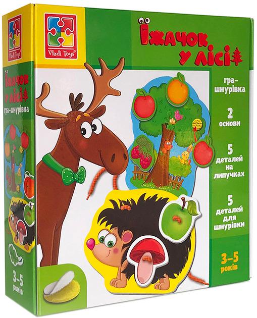 Игра-шнуровка Vladi Toys Ёжик в лесу (VT1804-45)