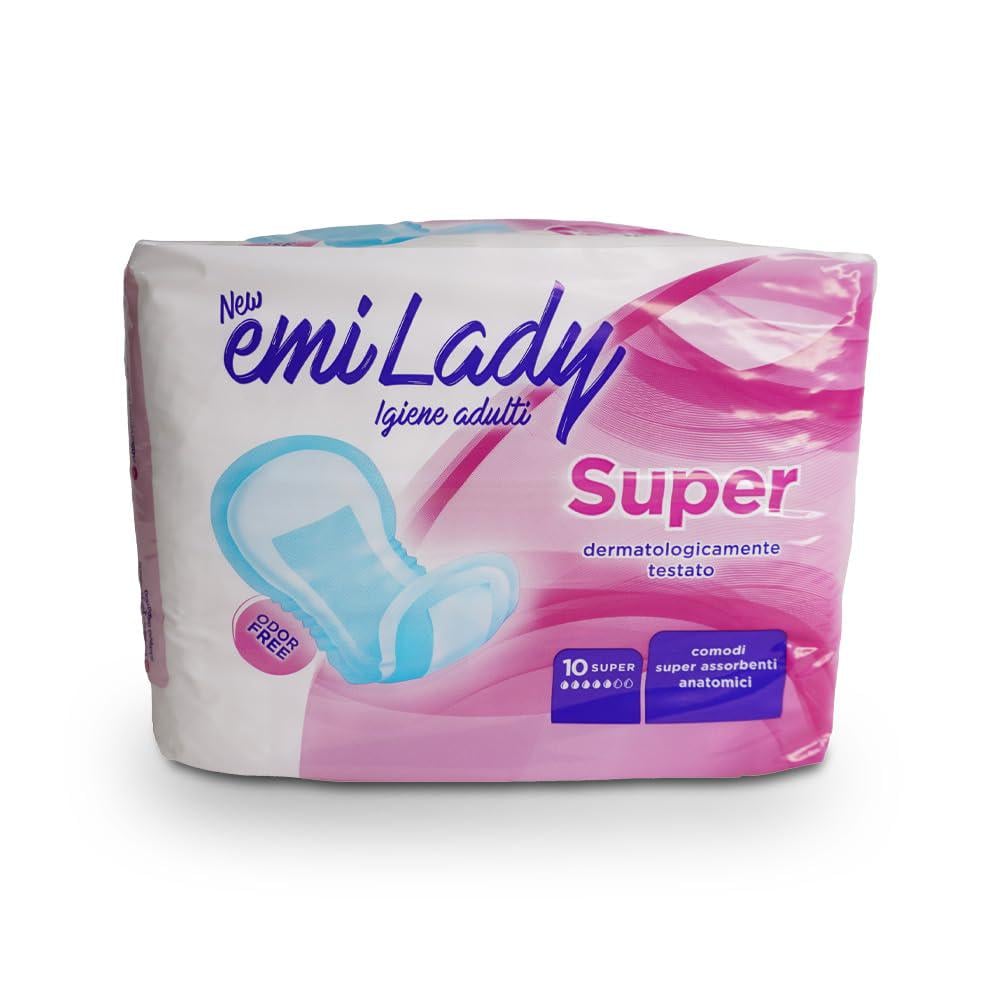 Прокладки жіночі урологічні Emi Lady Super складені 5 крапель 10 шт.