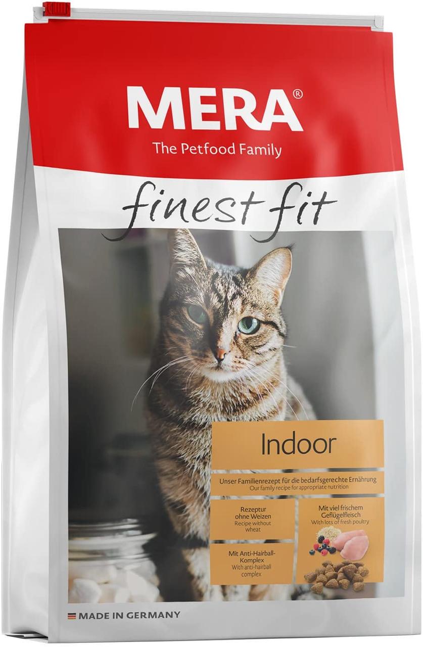 Повноцінний сухий корм MERA Finest Fit Indoor для кішок які живуть вдома 4 кг