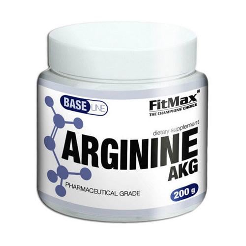 Аргинин для спорта FitMax Base Arginine AKG 200 г 80 порций Unflavored