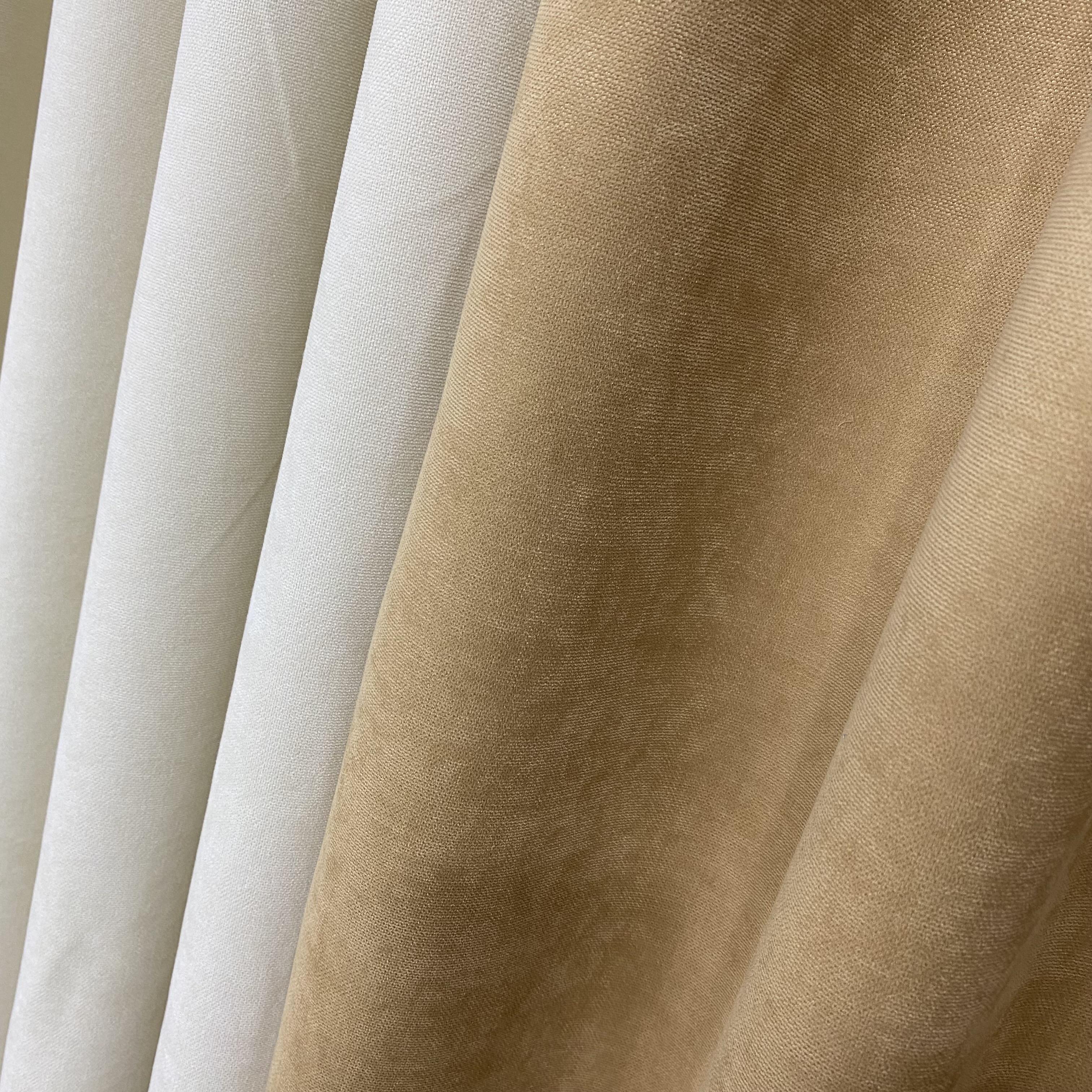 Штори мікровелюр TG Home Дует №450 1,50х2,70 м Золотий/Кремовий (450-199/250) - фото 10