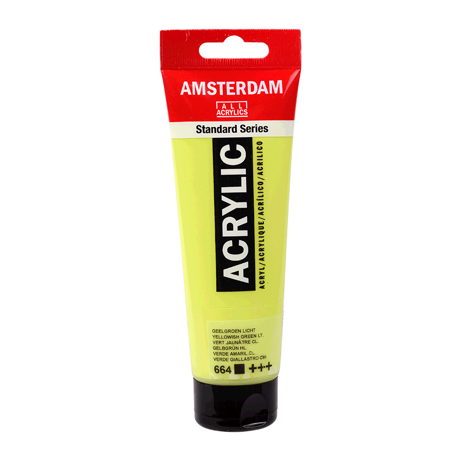 Акриловая краска Amsterdam Royal Talens 120 мл 664 Желто-зеленый светлый (Az1-8712079533397)