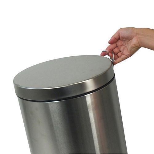 Ведро с педалью Kela Mala нержавеющая сталь 12 л Серебристый (10927) - фото 3 Ведро с педалью Kela Mala нержавеющая сталь 12 л Серебристый (10927) - фото 3