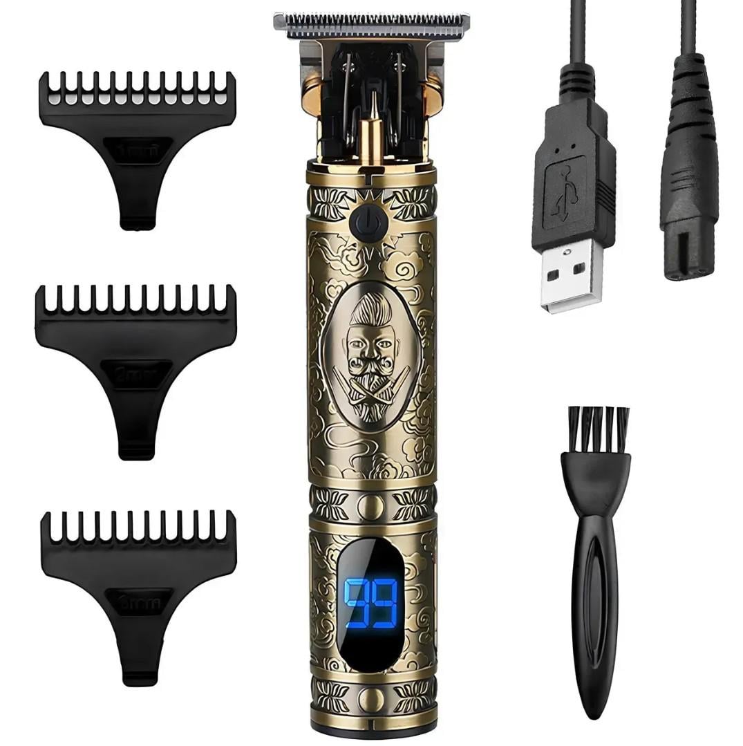 Машинка аккумуляторная для стрижки VGR V228 мужская для бороды с насадками (36251118)