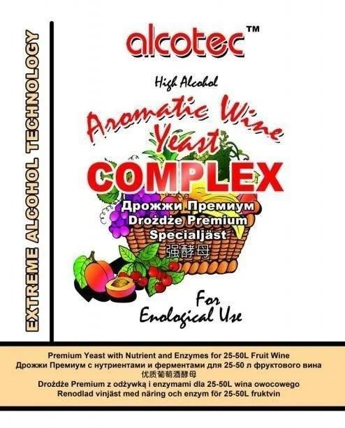 Дрожжи фруктовые сухие Alcotec Aromatic Wine Complex 40 г (10035)