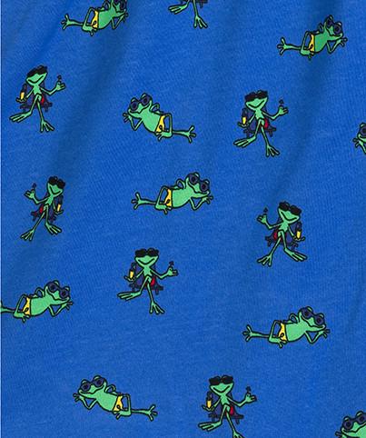 Набор трусов-боксеров Atlantic 2MHH-006 хлопковых с принтом лягушек 2 шт. XL Синий/Голубой (27881181) - фото 4 Набор трусов-боксеров Atlantic 2MHH-006 хлопковых с принтом лягушек 2 шт. XL Синий/Голубой (27881181) - фото 4