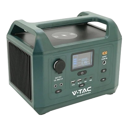 Зарядна станція V-TAC VT-303N 300 Вт LiFePO4 19,2V 15 Ah Зелений (34063776)