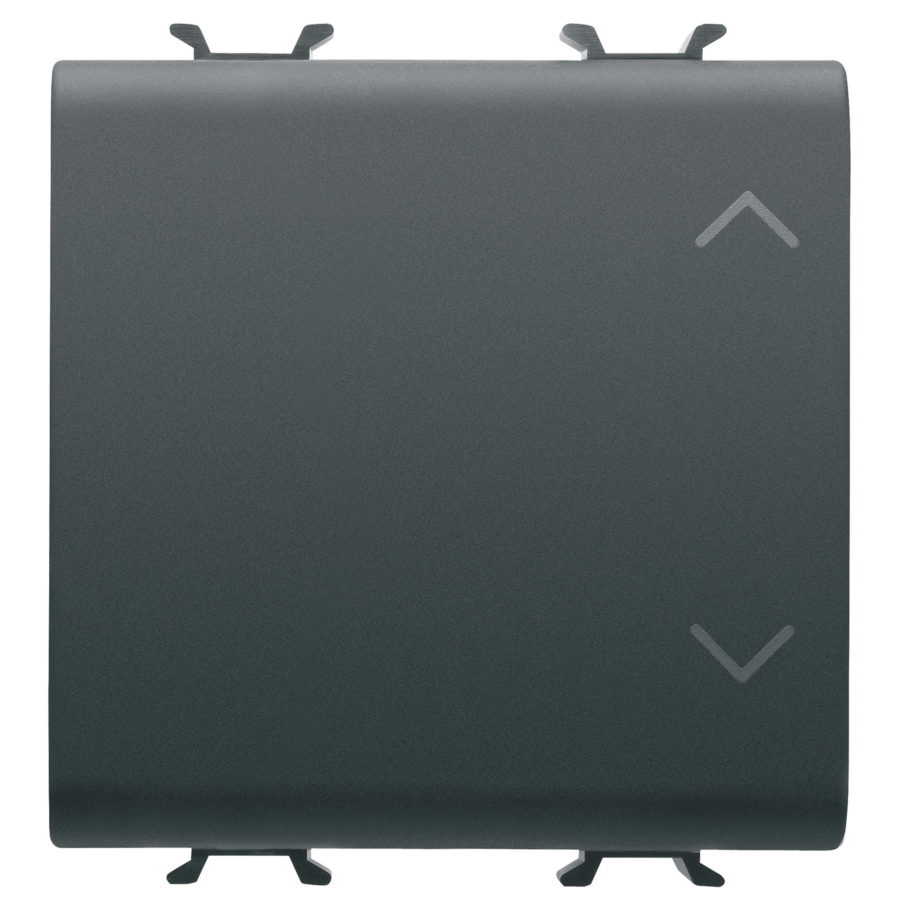 Выключатель одноклавишный для жалюзи Gewiss Chorusmart трехпозиционный технополимер Черный (GW12123) Выключатель одноклавишный для жалюзи Gewiss Chorusmart трехпозиционный технополимер Черный (GW12123)