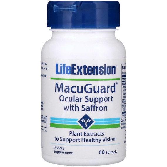 Комплекс для профілактики зору Life Extension MacuGuard Ocular Support 60 Softgels