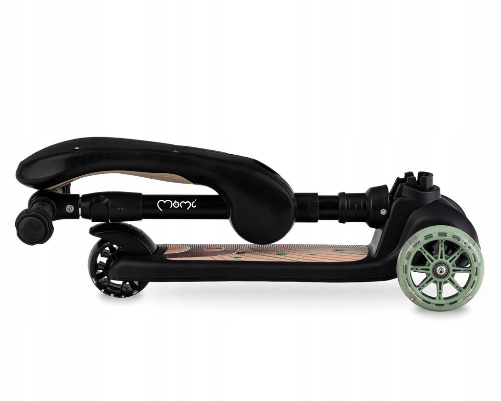 Самокат детский самокат Balance Momi Kiuru 2в1 светодиодные колеса Black (25547030) - фото 5 Самокат детский самокат Balance Momi Kiuru 2в1 светодиодные колеса Black (25547030) - фото 5