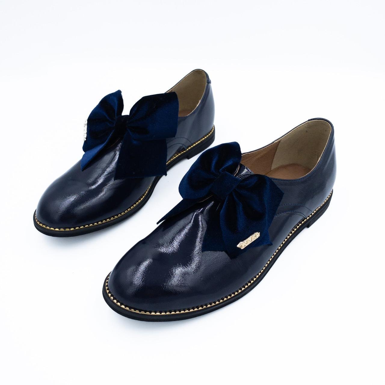 Лофери для дівчинки Belali-Beloli шкіра р. 38 Синій (397-6) Лофери для дівчинки Belali-Beloli шкіра р. 38 Синій (397-6)