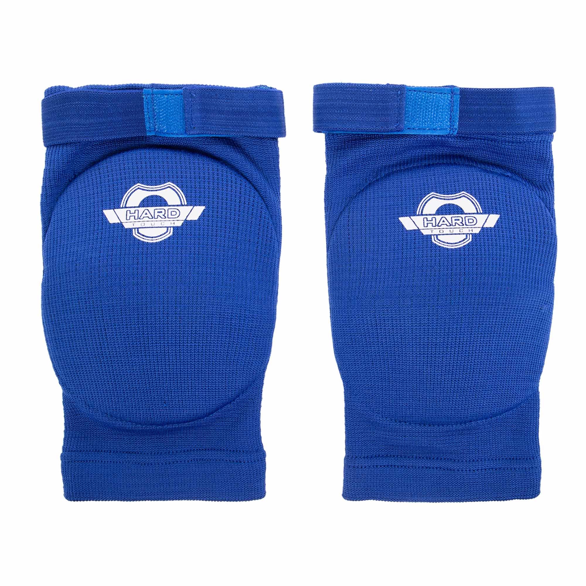 Защита локтя CO-8896 Hard Touch для тайского бокса эластичная с фиксирующим ремнем пара S Синий