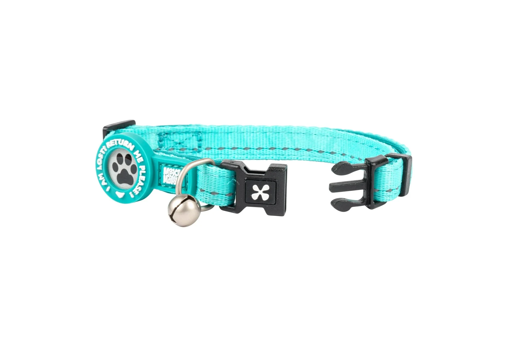 Ошейник для кошек Max & Molly Smart ID Cat Collar Matrix 2.0 One Size Turquoise (306021) - фото 2 Ошейник для кошек Max & Molly Smart ID Cat Collar Matrix 2.0 One Size Turquoise (306021) - фото 2