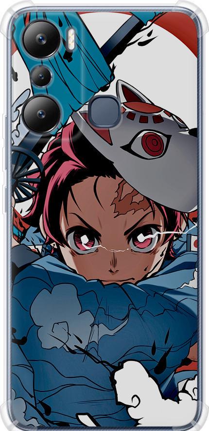 Чехол на Infinix Hot 20i Танджиро Камадо (5574sp-2964-42517)