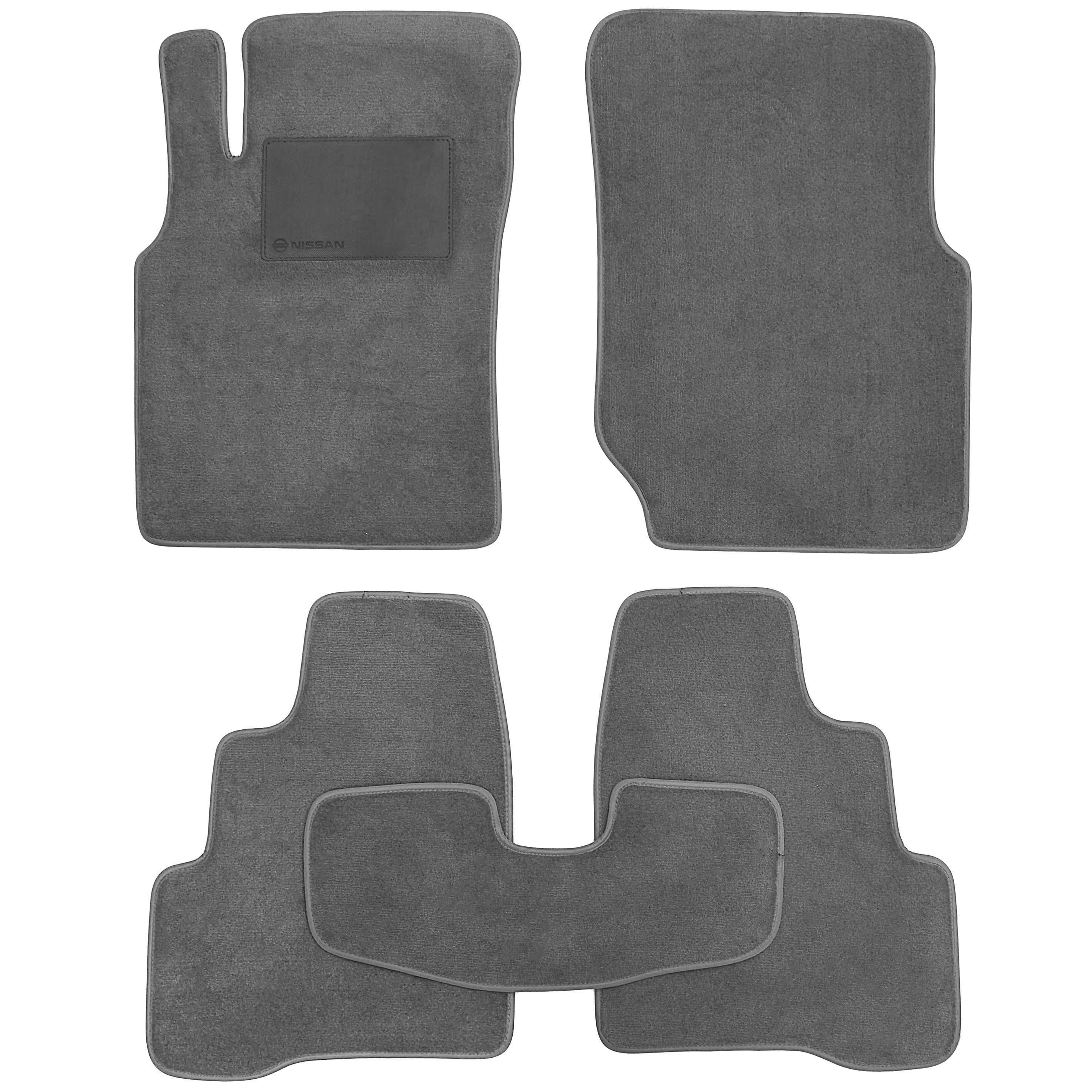 Коврики в салон Optimal для Nissan Almera 2000-2006 текстильные Серый (168952)