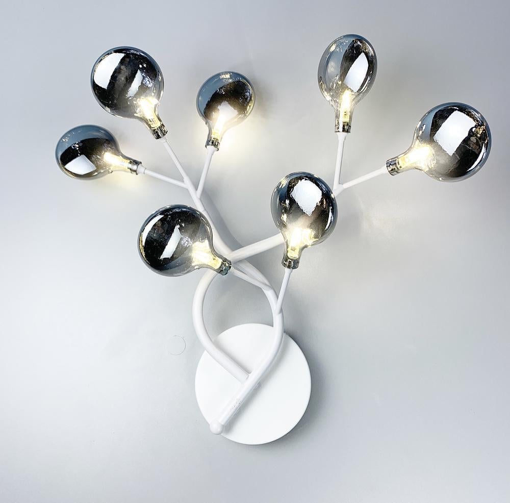 Светильник Line.F флористический настенный Графитовый (1704_2558)