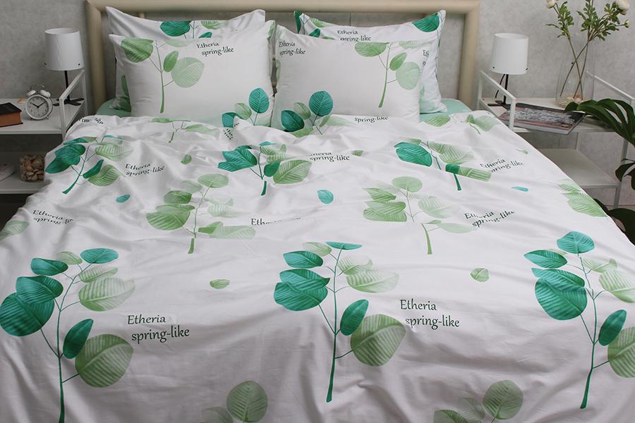 Комплект постельного белья с компаньоном S450 двуспальный (29-77- TAG satin 2-sp-450-1)