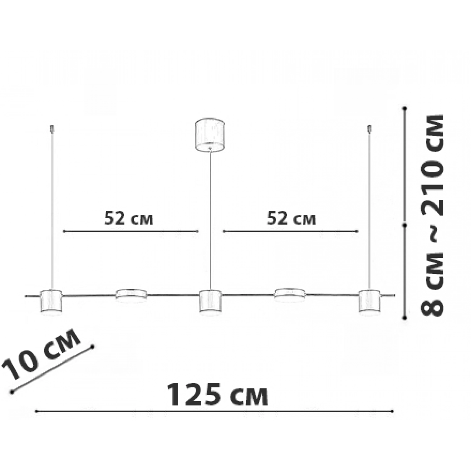 Люстра Friendlylight Motvikt PL5 Gold FL5095 (24767993) - фото 4 Люстра Friendlylight Motvikt PL5 Gold FL5095 (24767993) - фото 4