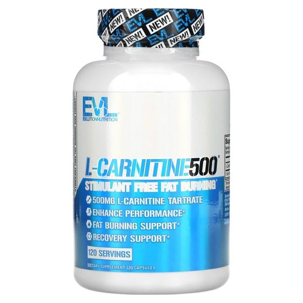 Жиросжигатель EVL Nutrition L-Carnitine 500 120 кап. (473)