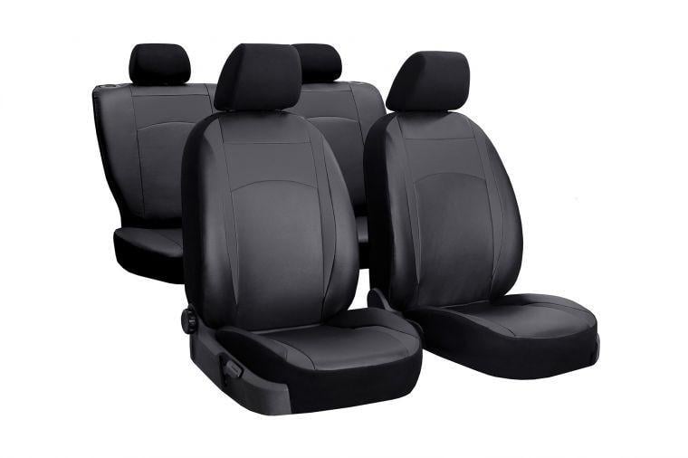 Авточехлы из экокожи Pok-ter Desing Leather для Geely GC7 2015-2002-2011 с черной вставкой (9015631)