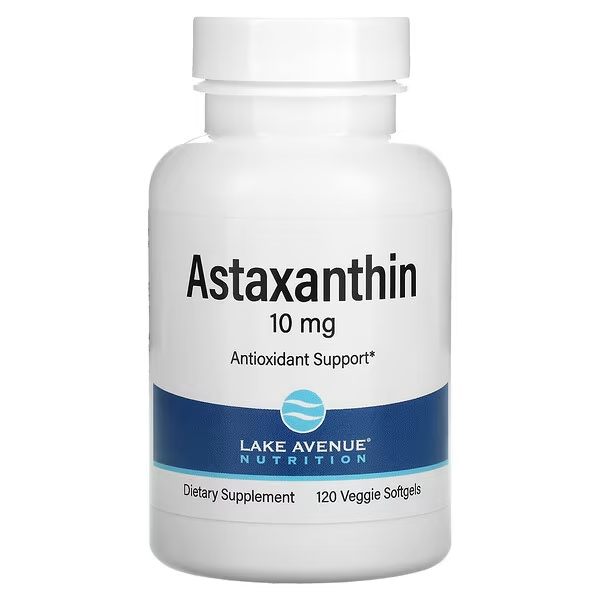 Добавка Lake Avenue Nutrition Астаксантин 10 мг 120 растительных капсул (LKN-01540)