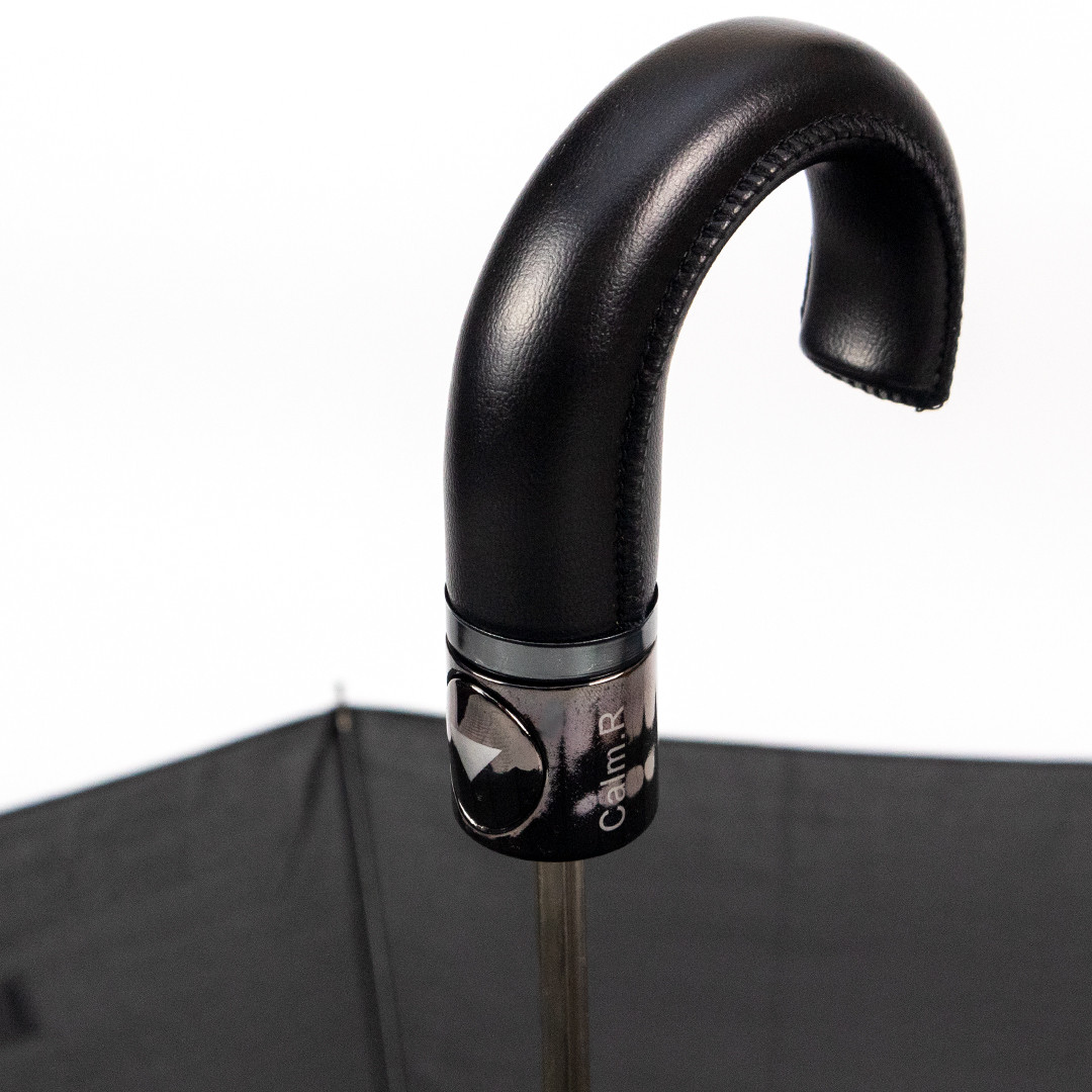 Зонт автоматический складной с кожаной ручкой (29433599) - фото 5