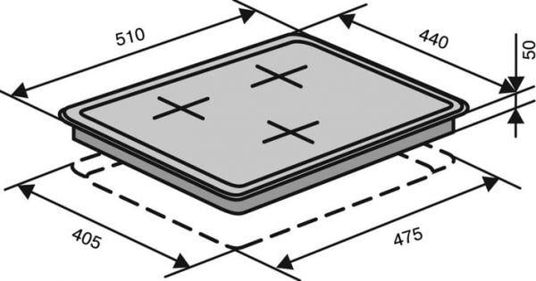 Варильна поверхня газова Ventolux HG430-G3G CEST WH (1524517) - фото 7