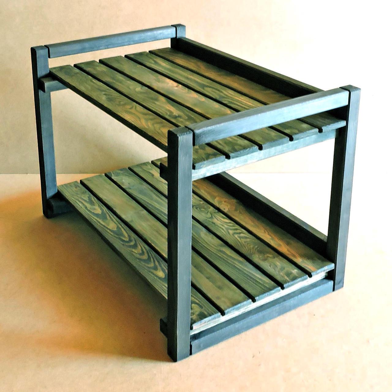 Стеллаж кухонный из дерева Фанбим 2 Венге/Олива (СТА-21131217) - фото 1 Стеллаж кухонный из дерева Фанбим 2 Венге/Олива (СТА-21131217) - фото 1