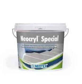 Напольное покрытие акриловое Neotex Neocryl Special на водной основе однокомпонентное 12 кг Ral 7037