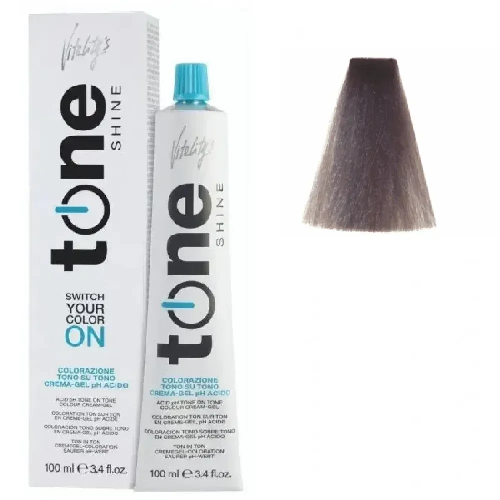 Гель-краска для волос тонирующая безаммиачная Tone Shine Vitality's 10/7 Жемчужный ультраблондин 100 мл