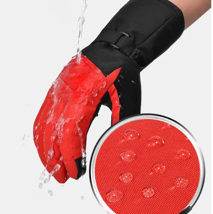 Зимові лижні рукавички Boodun M Чорно-червоний (1801224211) - фото 5 Зимові лижні рукавички Boodun M Чорно-червоний (1801224211) - фото 5