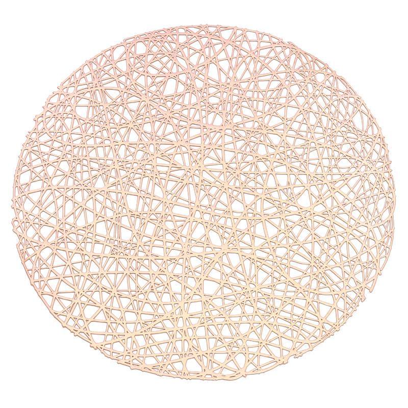 Салфетка сервировочная круглая 38 см Бронзовый (7871) - фото 4 Салфетка сервировочная круглая 38 см Бронзовый (7871) - фото 4