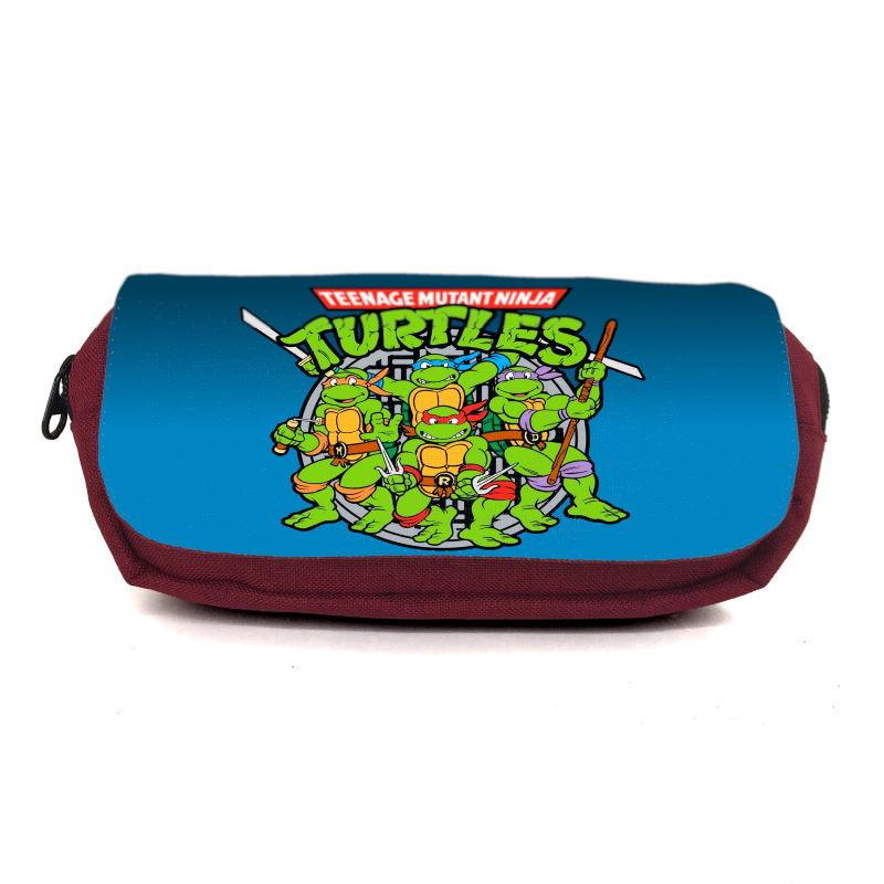 Пенал школьный Ракушки Ниндзя Ninja Turtles TMNT-008 Бордовый (1529788955)