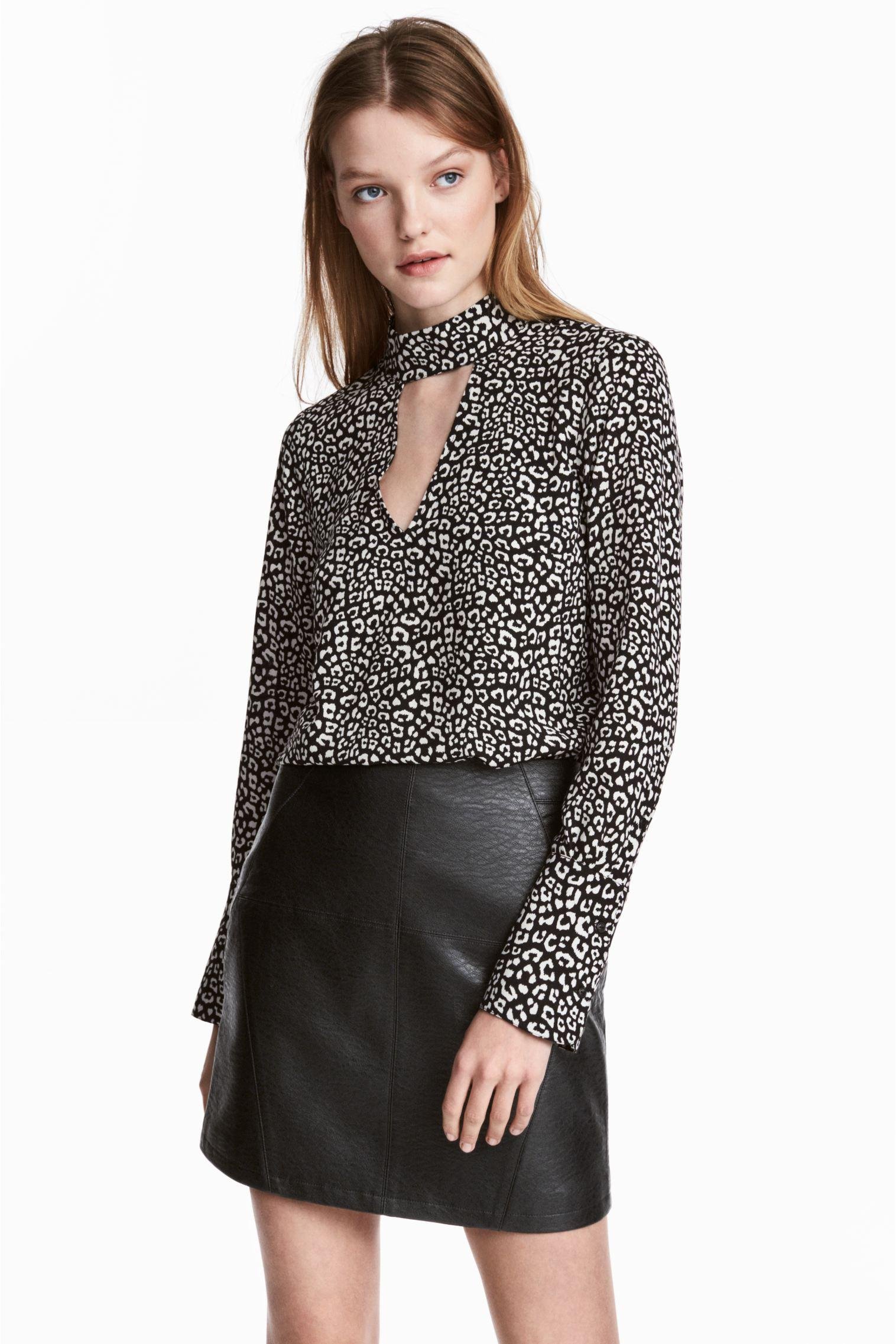 Блуза р. 38 Черно-белый (4304835ral)