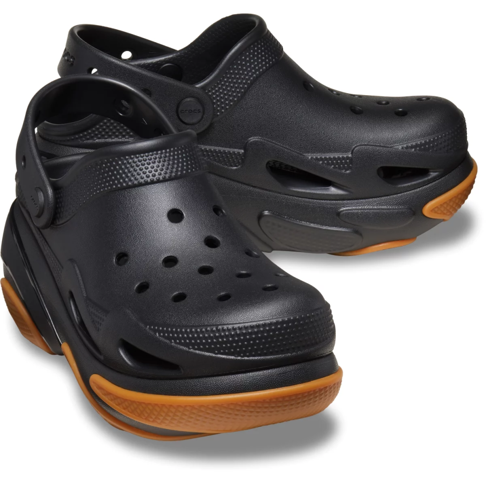 Сабо жіночі Crocs Bubble Crush Clog р. 38 Чорний (17015)