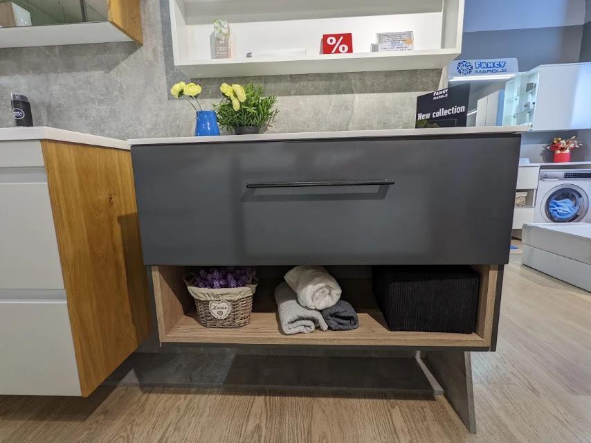 Тумба с умывальником Mill 80 см (1662575223) - фото 8