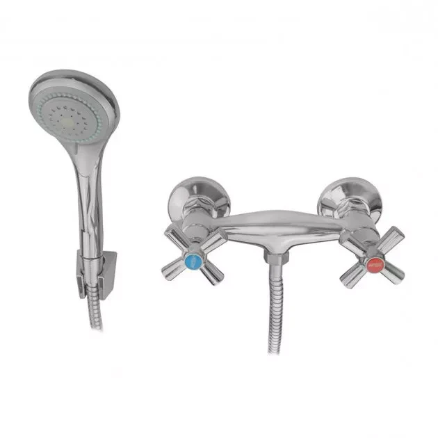 Смеситель для душа Wezer TMK5-722 с душевым гарнитуром Хром (TMK5-722) - фото 2
