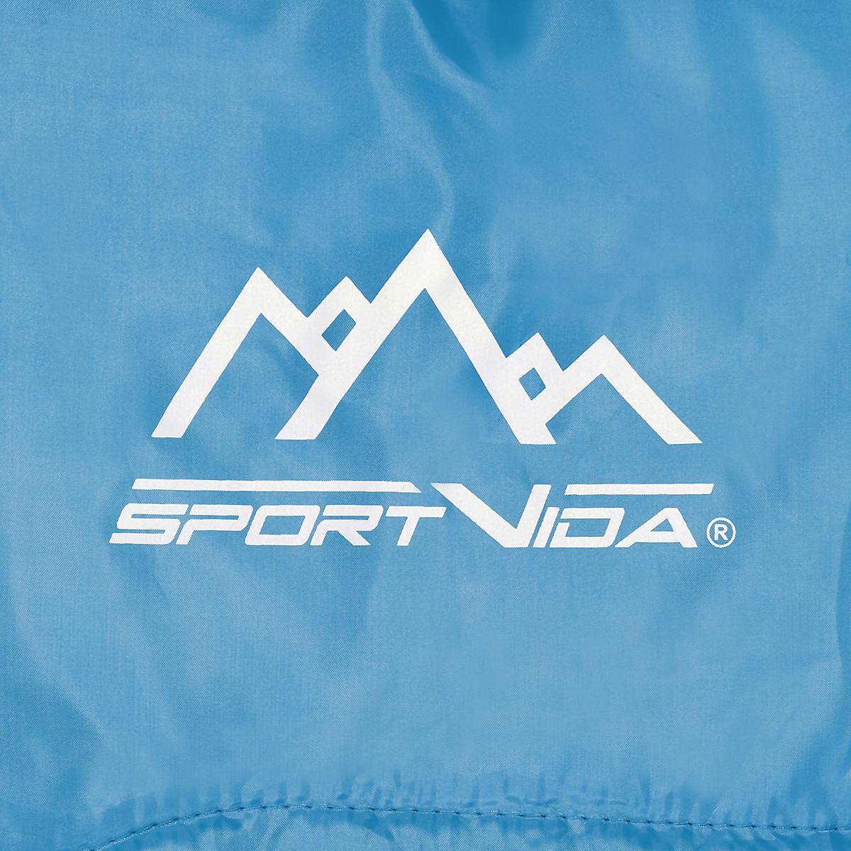 Спальний мішок SportVida +2 +21 C R Sky Blue/Grey (SV-CC0060) - фото 4