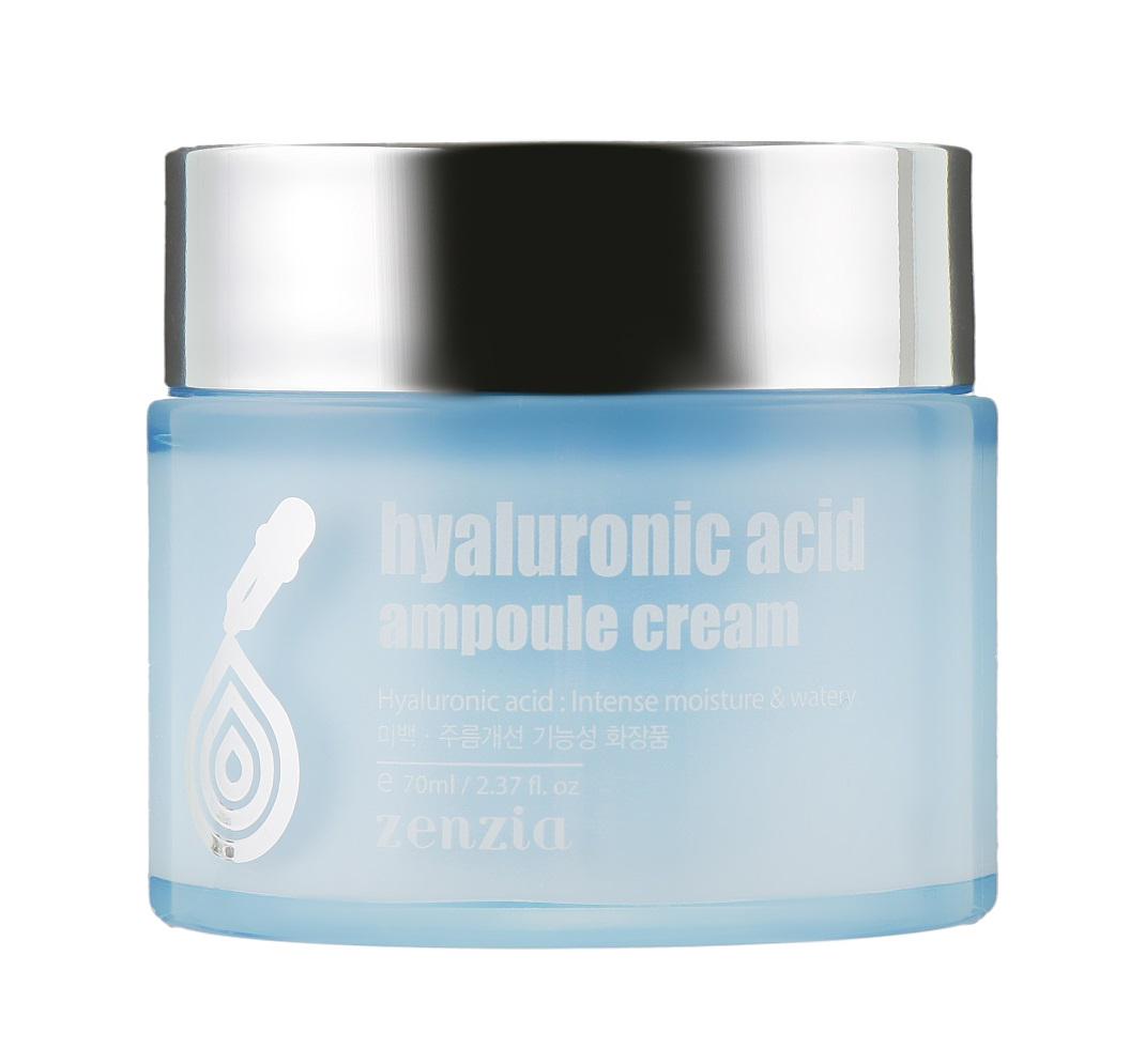 Крем для обличчя Zenzia HYALURONIC ACID Ampoule Cream 70 мл (8809210030409)